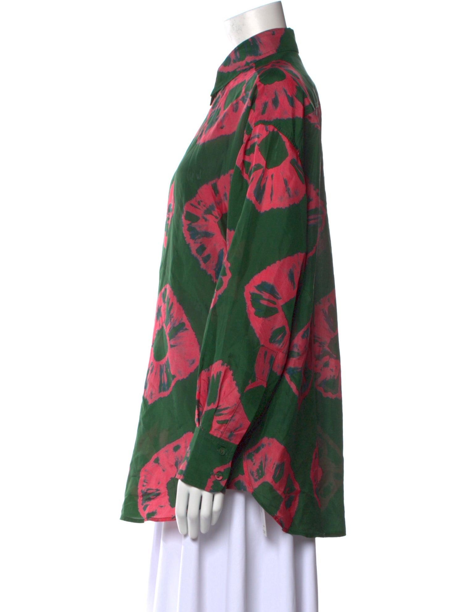 Zimmermann Silk Printed Button-Up Top